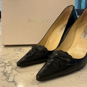 Black Jimmy Choo corset heel size 39